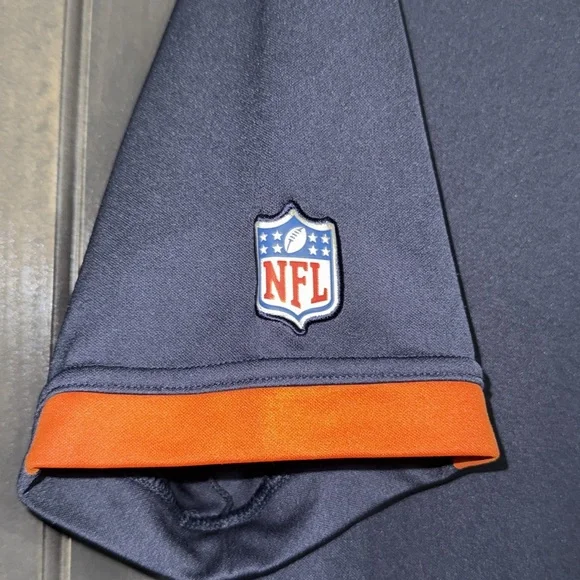 Nike Chicago Bears Navy Polo Shirt‎ Mens L - Picture 2 of 8